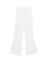 Lace Mix Pants - White