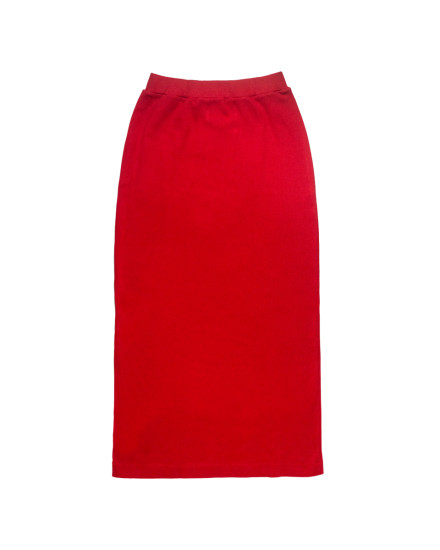 Classic Long Skirt - RED